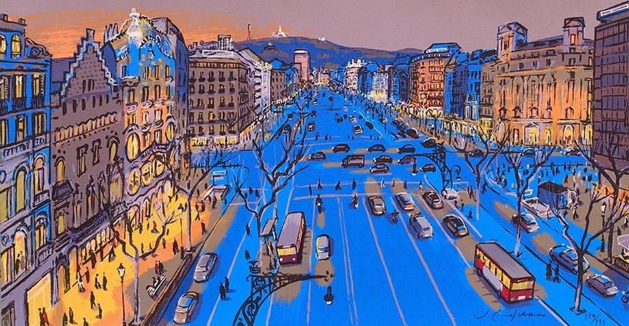 Capvespre al Passeig de Gràcia