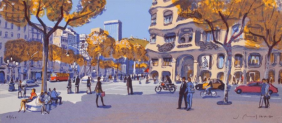 Davant de la Pedrera
