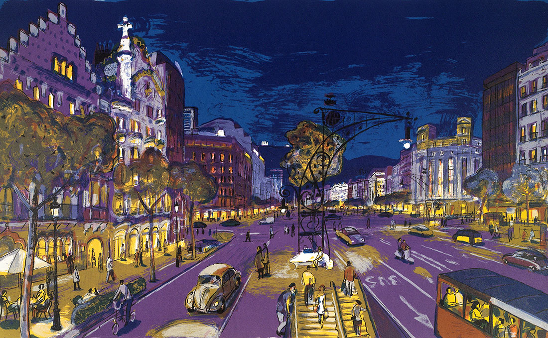 Passeig de Gràcia de nit-thumbmail-1