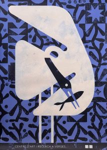 First Poster of Cala Rosa residence & workshop by Isidro Ferrer.